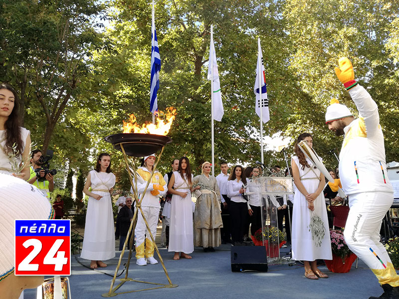 Η Ολυμπιακή Φλόγα στα Γιαννιτσά