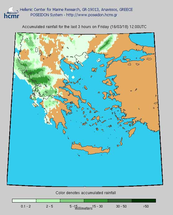 καιρός πρόβλεψη ΕΜΥ