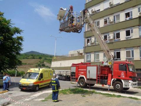 Άσκηση «Σώστρατος» στο Νοσοκομείο Έδεσσας